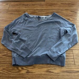 Victorias Secret Blue Cutout Sweatshirt